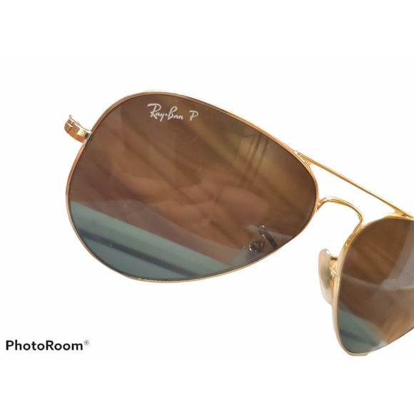 Ray-Ban Other - Ray Ban Polarized Aviator Sunglasses 58014